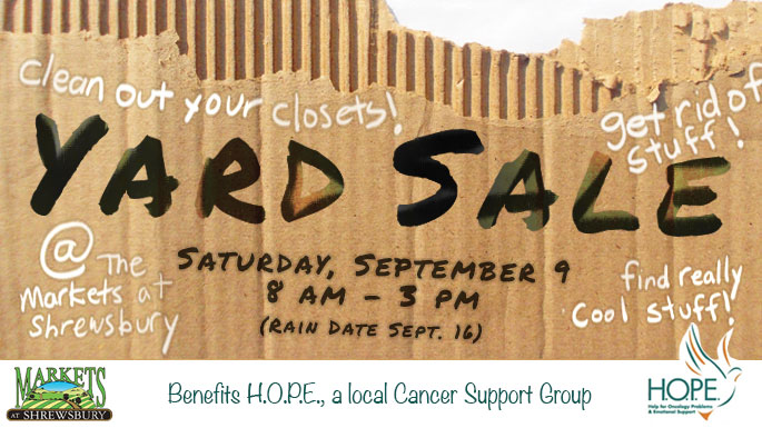 Markets at Shrewsbury Community Yard Sale