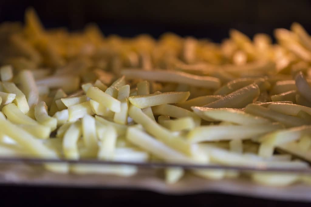 oven baked fresh cut french fries
