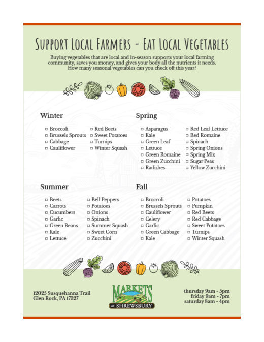 Which Vegetables Are in Season in PA? Year Round Guide