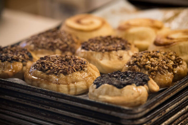 A batch of freshly made Amish Baked Goods.