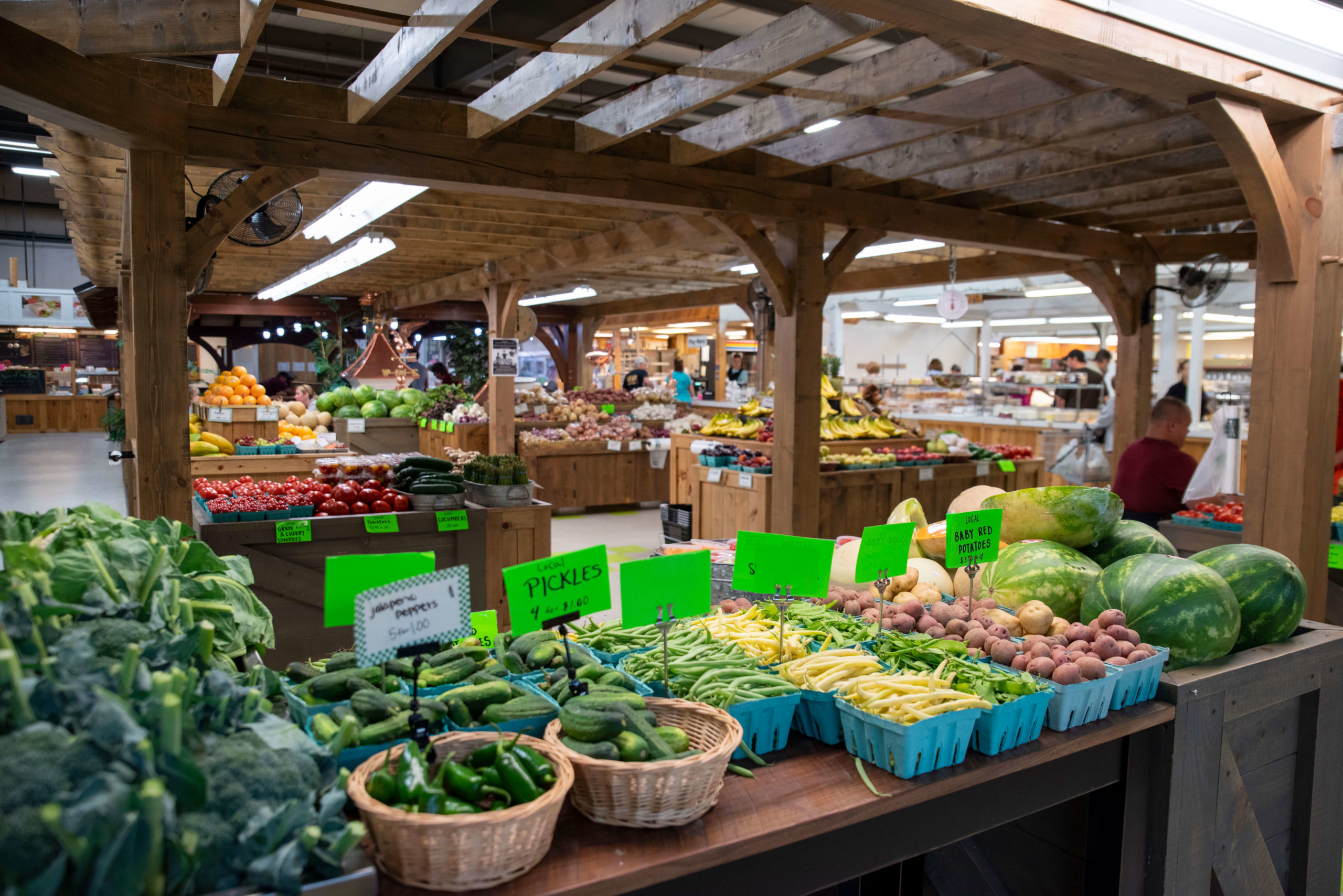 Fresh produce at the Markets available for Thanksgiving meal prep.