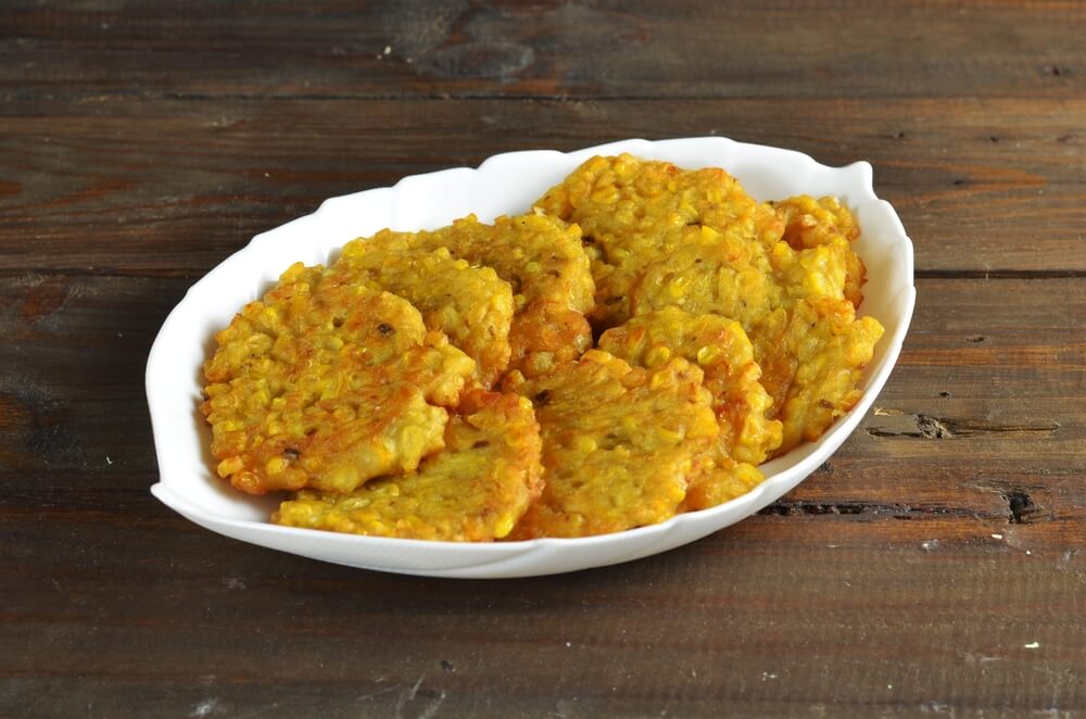 cripsy, golden pa dutch corn fritters